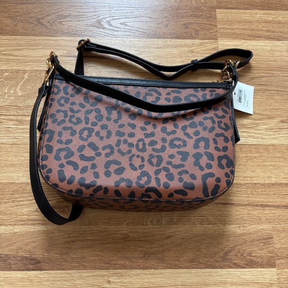 Fossil Jolie Leopard Print Crossbody Bag - Picture 1 of 12